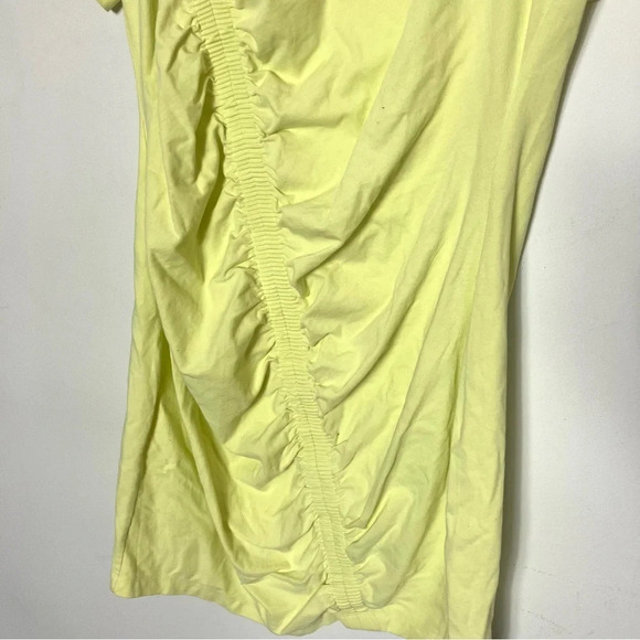T by Alexander Wang Ruched Neon Tee Shirt Dress Large - Picture 3 of 7
